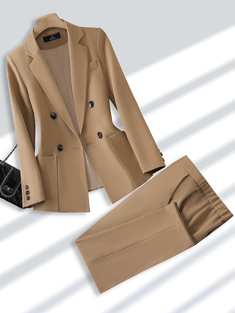 Men'S Formal Wear In Winter - Fashion Ladies Pant Suit Formal Women