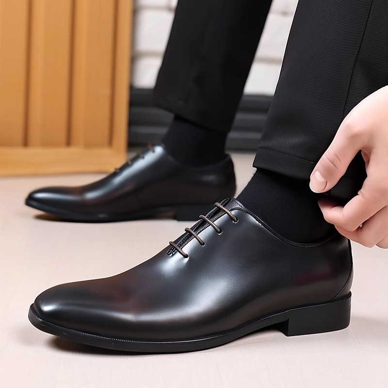 Men Formal Wear Brown - Designer Genuine Leather Mens Wholecut Oxford