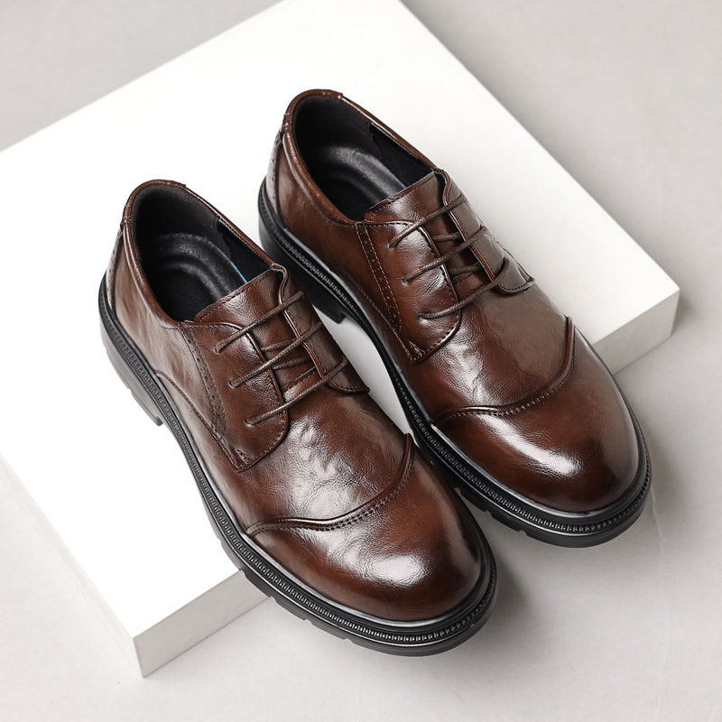 Men's leather shoes for casual - Men Formal Wear Dress recension och pris