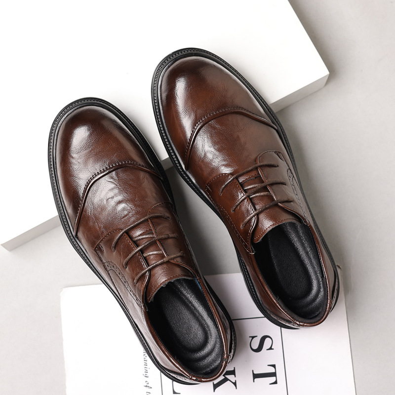 Men's leather shoes for casual - Men Formal Wear Dress recension och pris