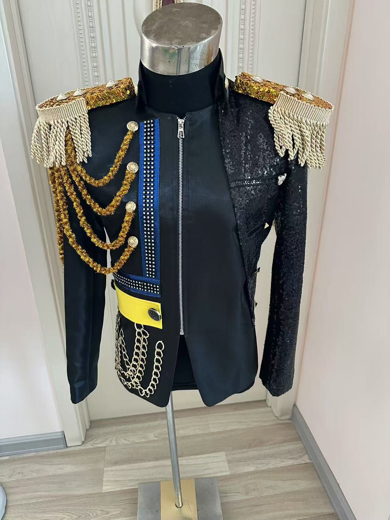 New Men Tassel Royal Jacket We - Men Formal Wear For Wedding recension och pris