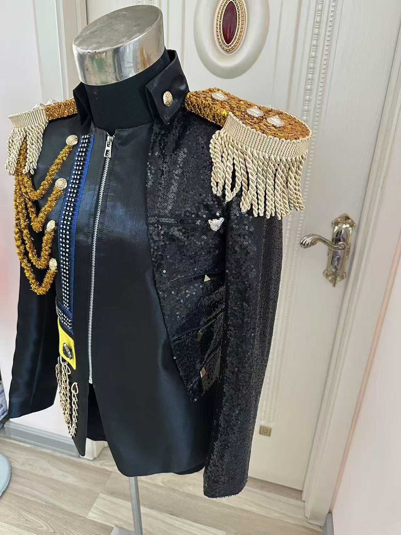 New Men Tassel Royal Jacket We - Men Formal Wear For Wedding recension och pris