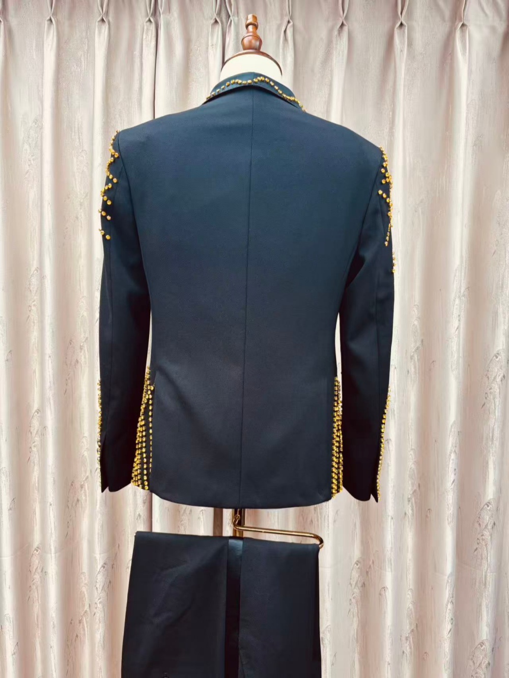 Man Exquisite Beaded Suit Set  - Men Formal Wear Clothes recension och pris