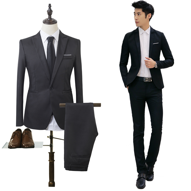 Business Casual Wedding Suit S - Men Formal Wear Clothes recension och pris