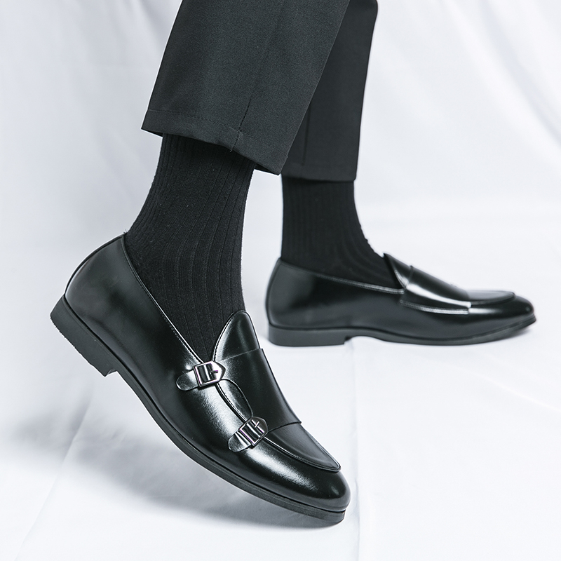 Man Leather Shoes Formal Monk  - Men'S Luxury Formal Wear recension och pris