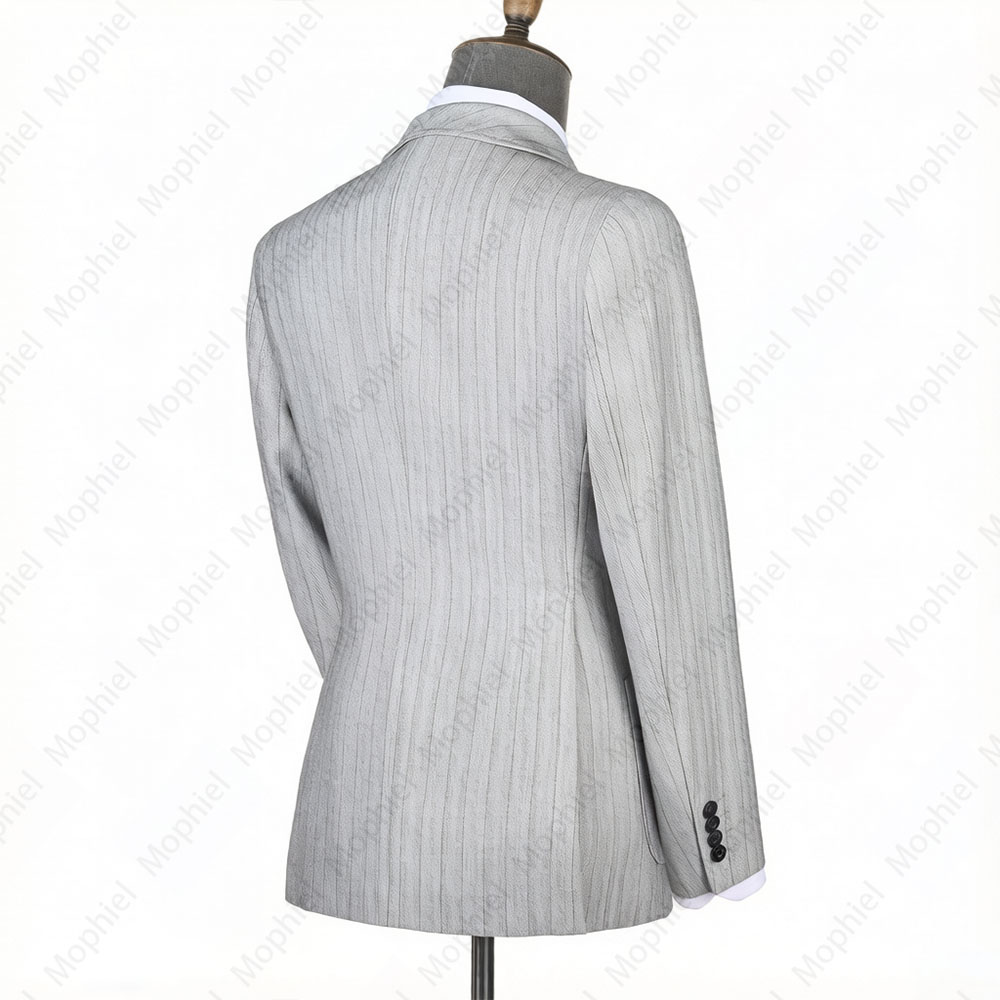 Mophiel Light Grey Men Suits S - Men Formal Wear For Wedding recension och pris
