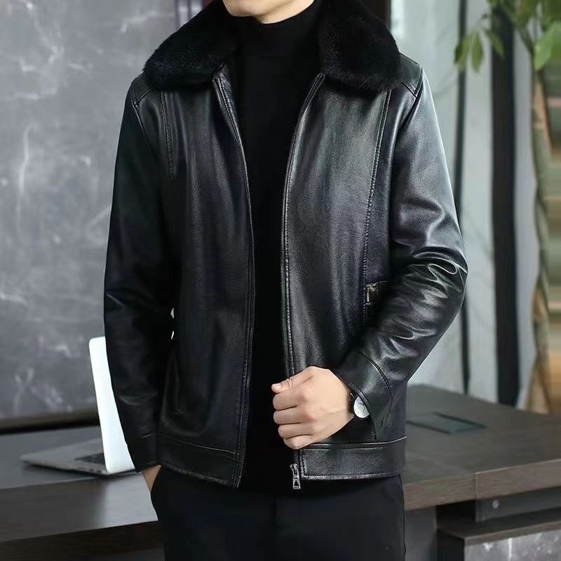 Winter Leather Coat for Men Wa - Men'S Formal Wear In Winter recension och pris