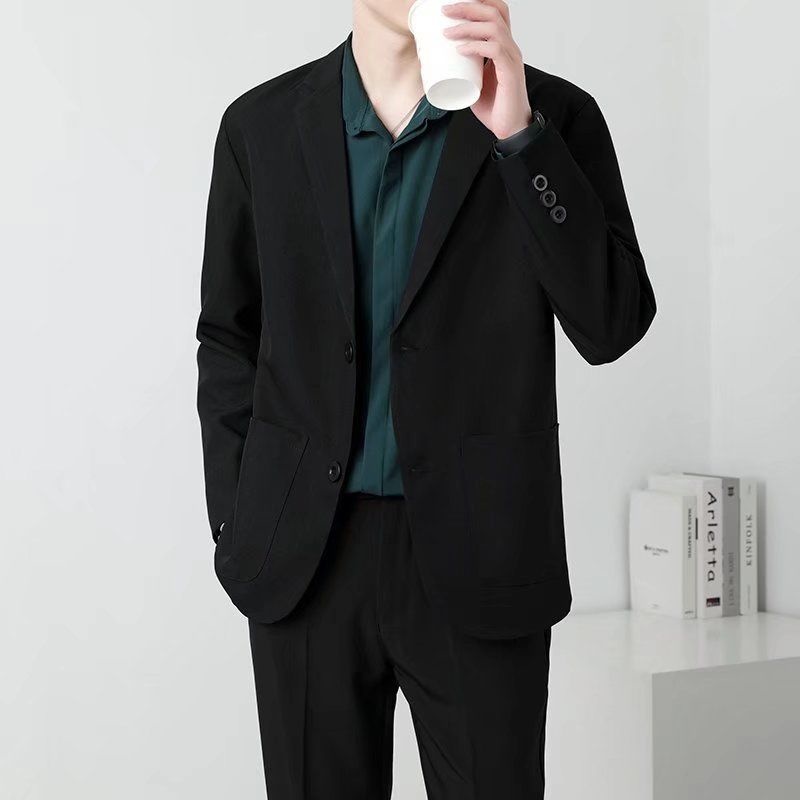 Spring Brown Black Blazer Men  - Men Formal Wear Brown recension och pris