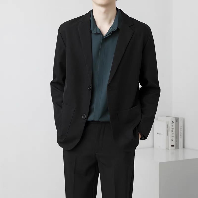 Spring Brown Black Blazer Men  - Men Formal Wear Brown recension och pris