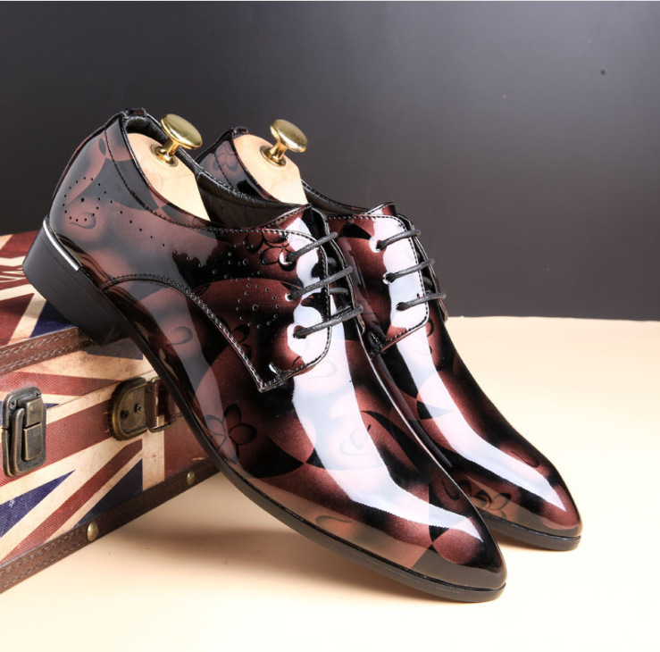 Office Men Dress Shoes Floral  - Men'S Luxury Formal Wear recension och pris