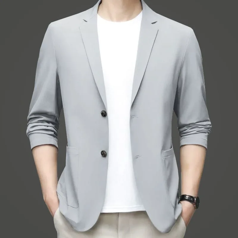 New Summer Men Thin Blazers Bu - Men Formal Wear With Coat recension och pris