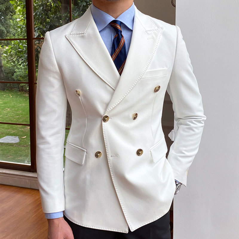Solid Wedding Men Suits Blazer - Men Formal Wear With Coat recension och pris