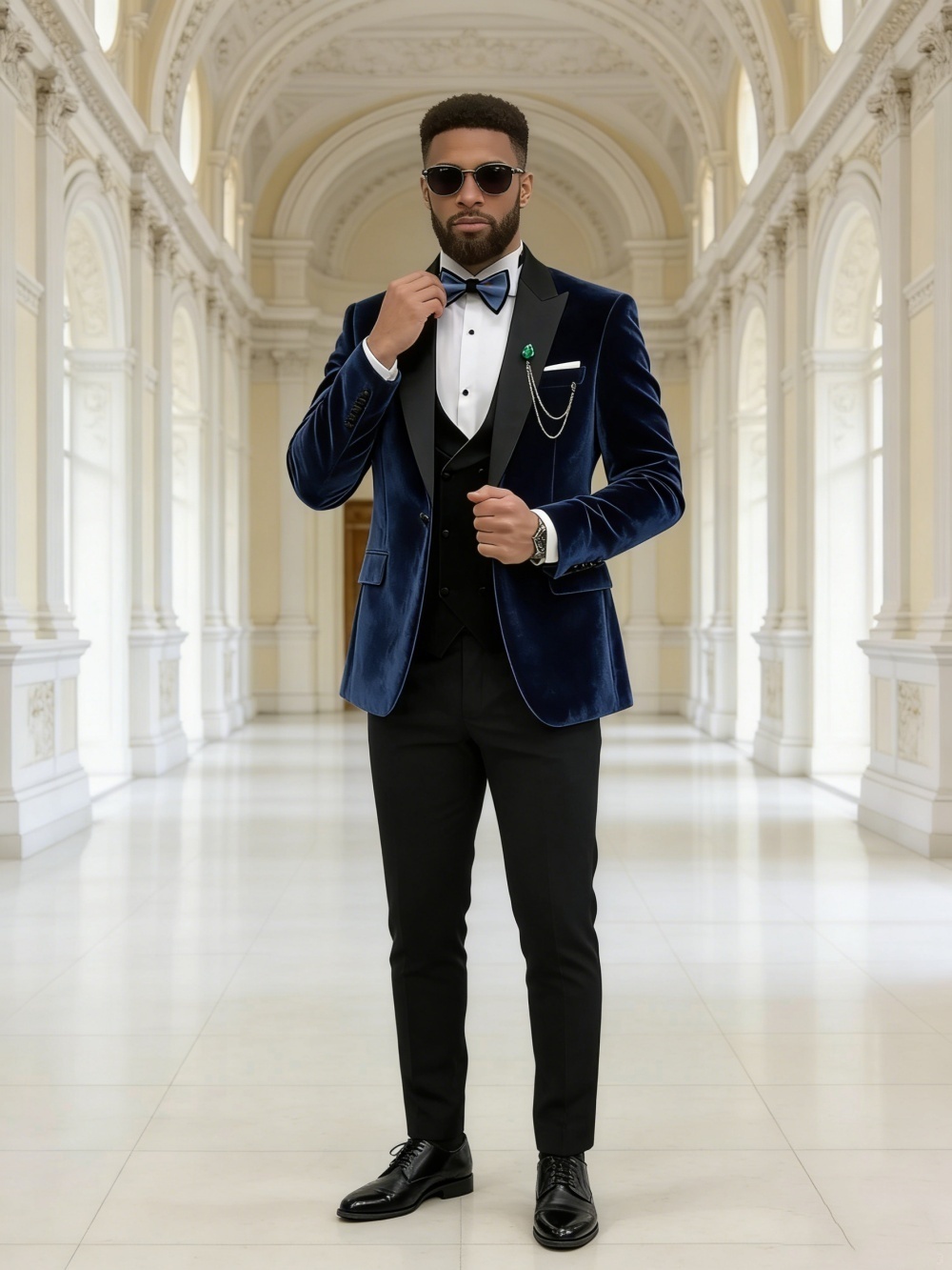 Luxurious Velvet Autumn Winter - Men'S Formal Wear In Winter recension och pris