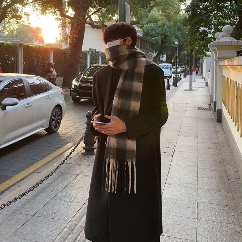 Korean Inspired Men's Wool Ove - Men'S Formal Wear In Winter recension och pris