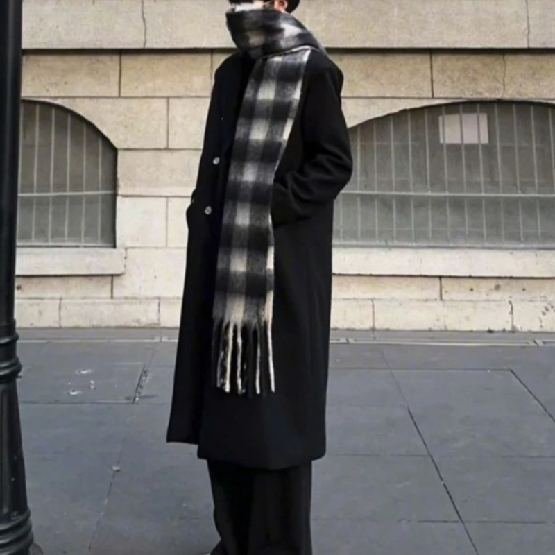 Korean Inspired Men's Wool Ove - Men'S Formal Wear In Winter recension och pris