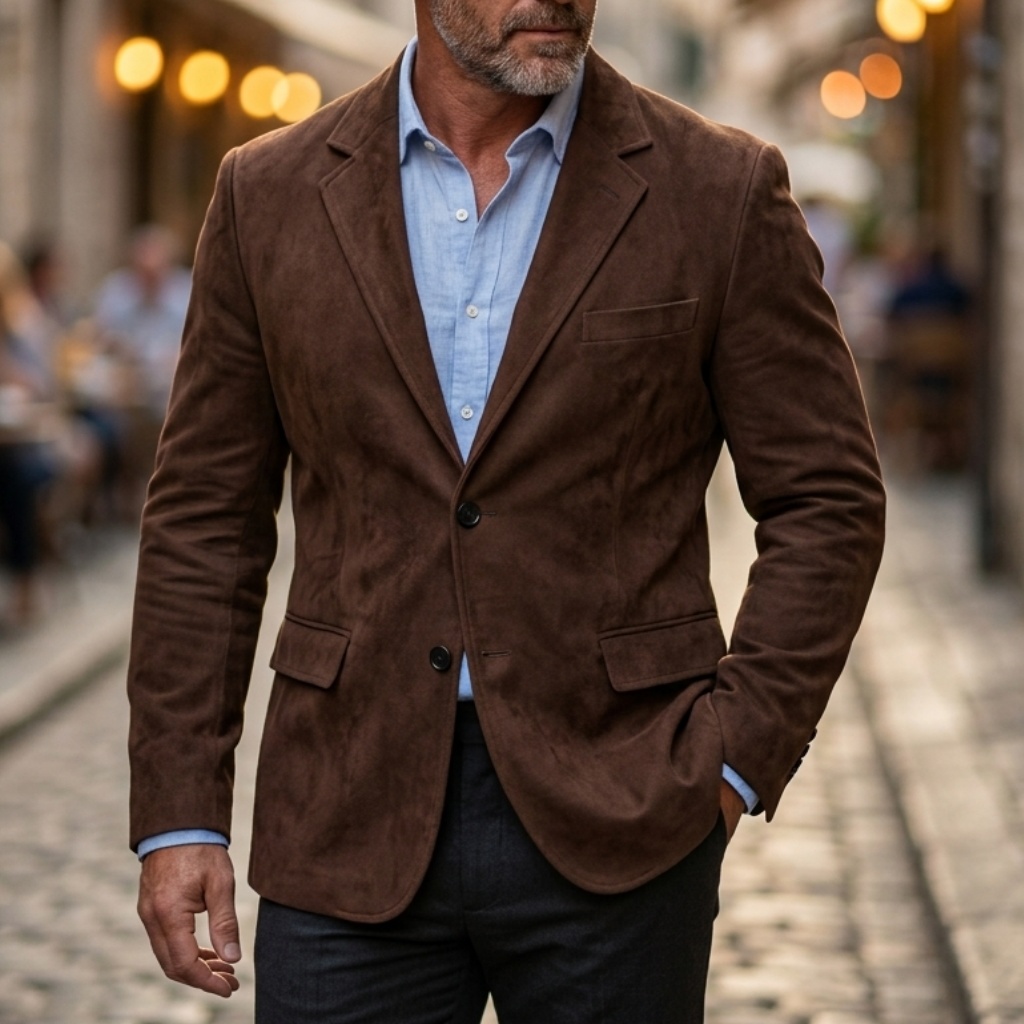 Men's Vintage Smart Casual Sue - Men'S Formal Wear In Winter recension och pris