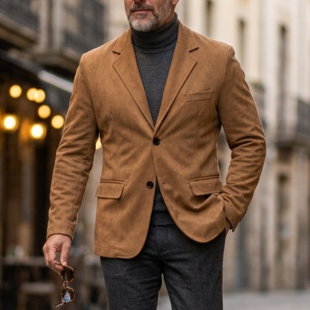Men's Vintage Smart Casual Sue - Men'S Formal Wear In Winter recension och pris