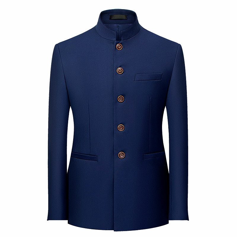 2026 Men's Chinese Style Long  - Men Formal Wear With Coat recension och pris