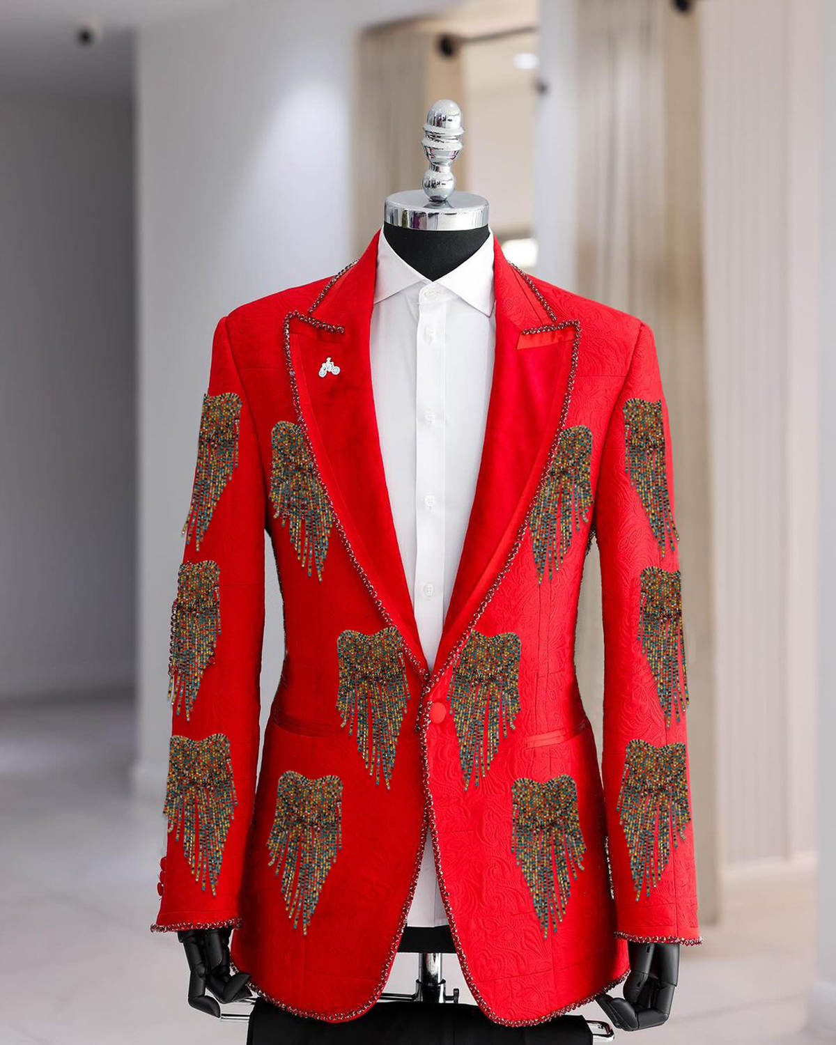 Fashion Wedding Men Suit Cryst - Men Formal Wear With Coat recension och pris