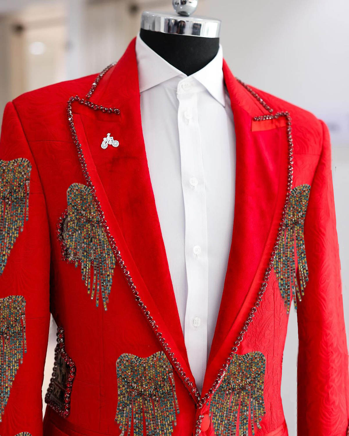 Fashion Wedding Men Suit Cryst - Men Formal Wear With Coat recension och pris