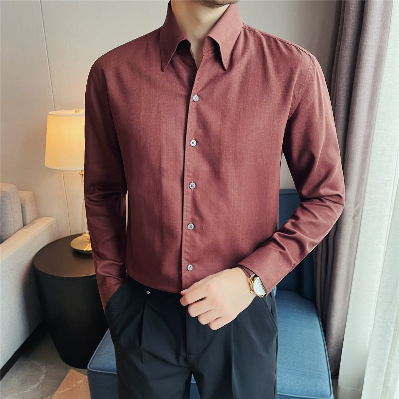 100% Lyocell Breathable Shirts - Men Formal Wear Clothes recension och pris