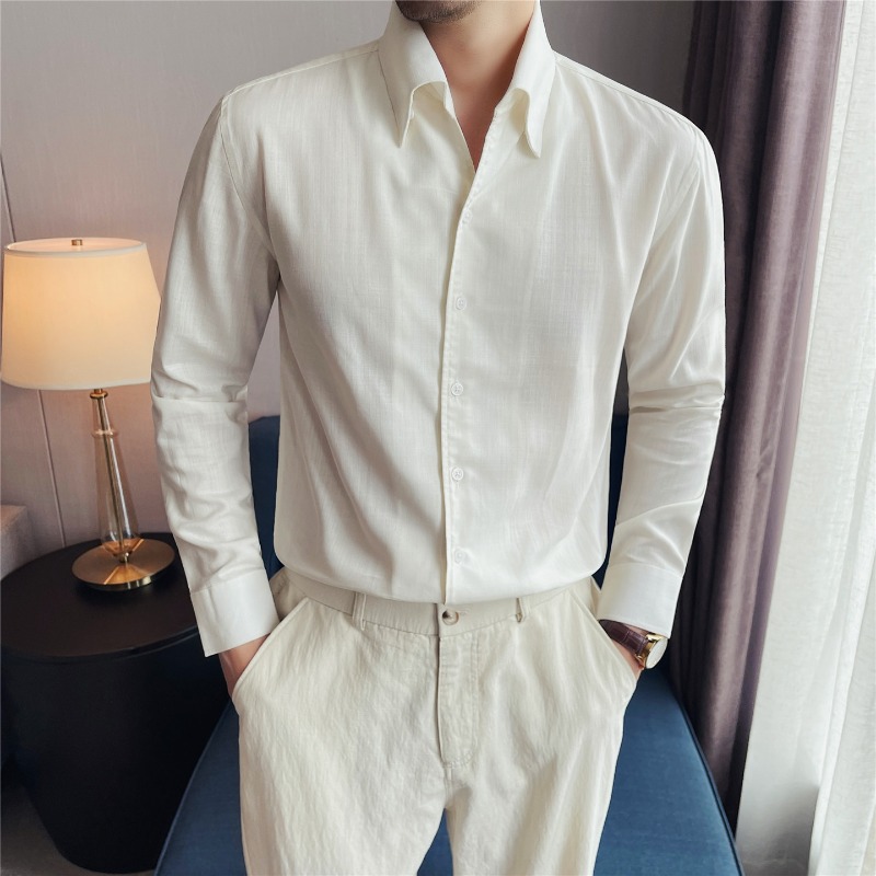 100% Lyocell Breathable Shirts - Men Formal Wear Clothes recension och pris