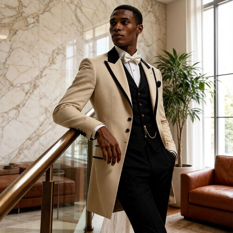 3 Pcs Wedding Suits for Men Sl - Men Formal Wear For Wedding recension och pris