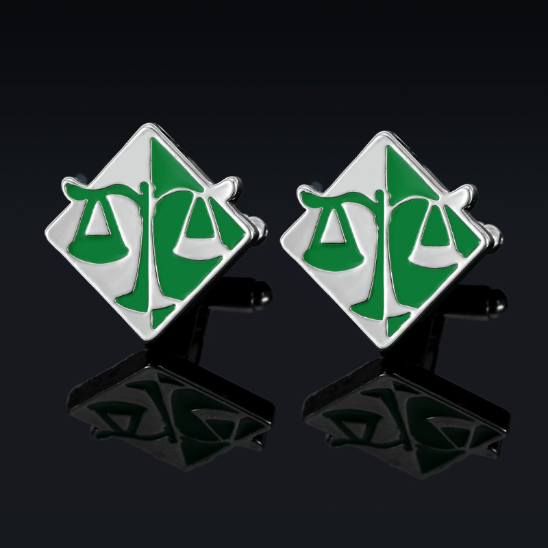 Square Snowflake Mirror Cuffli - Scale - Men Formals & Ethnic Wear recension och pris