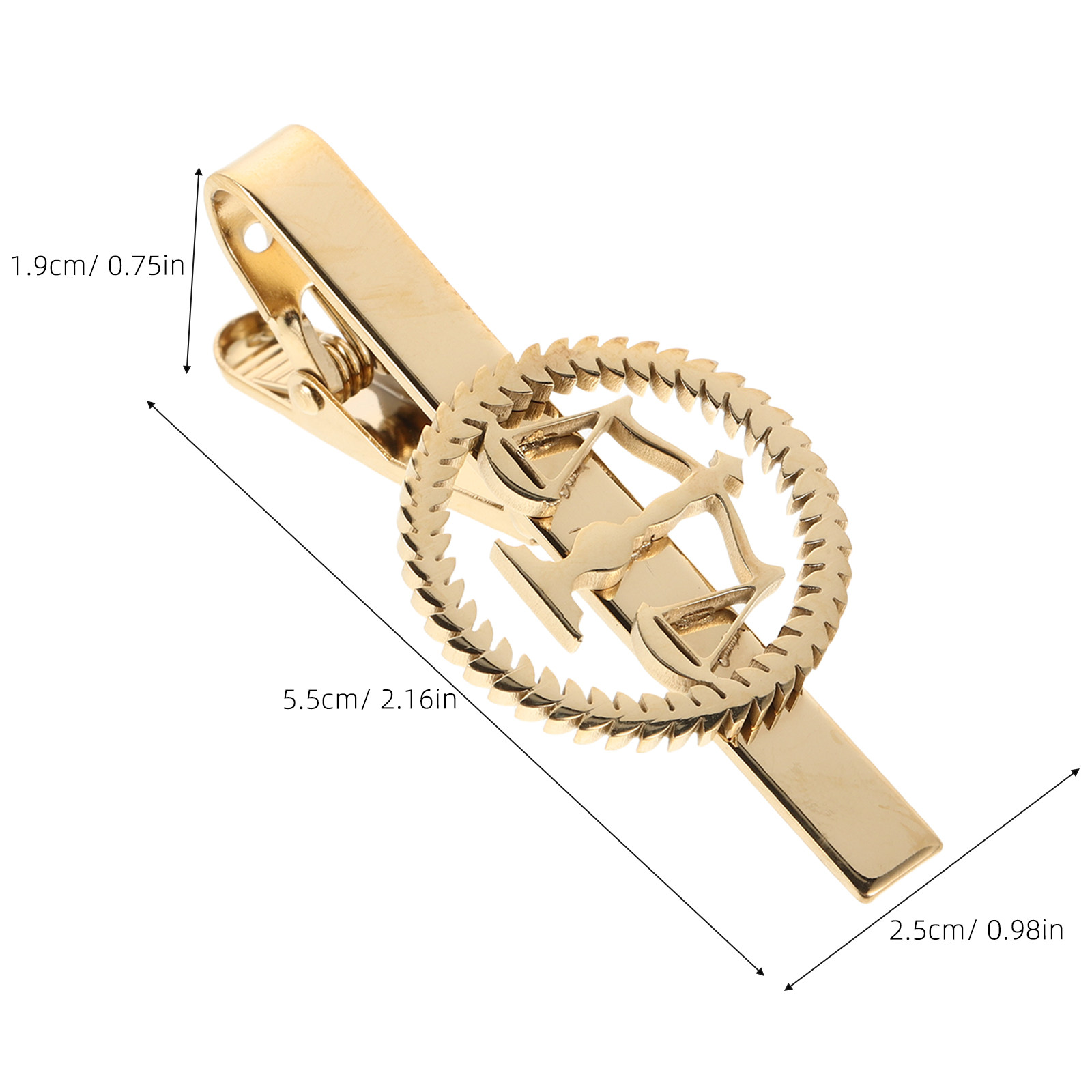 Libra Tie Clip Mens Stainless  - Scale - Men Formals & Ethnic Wear recension och pris