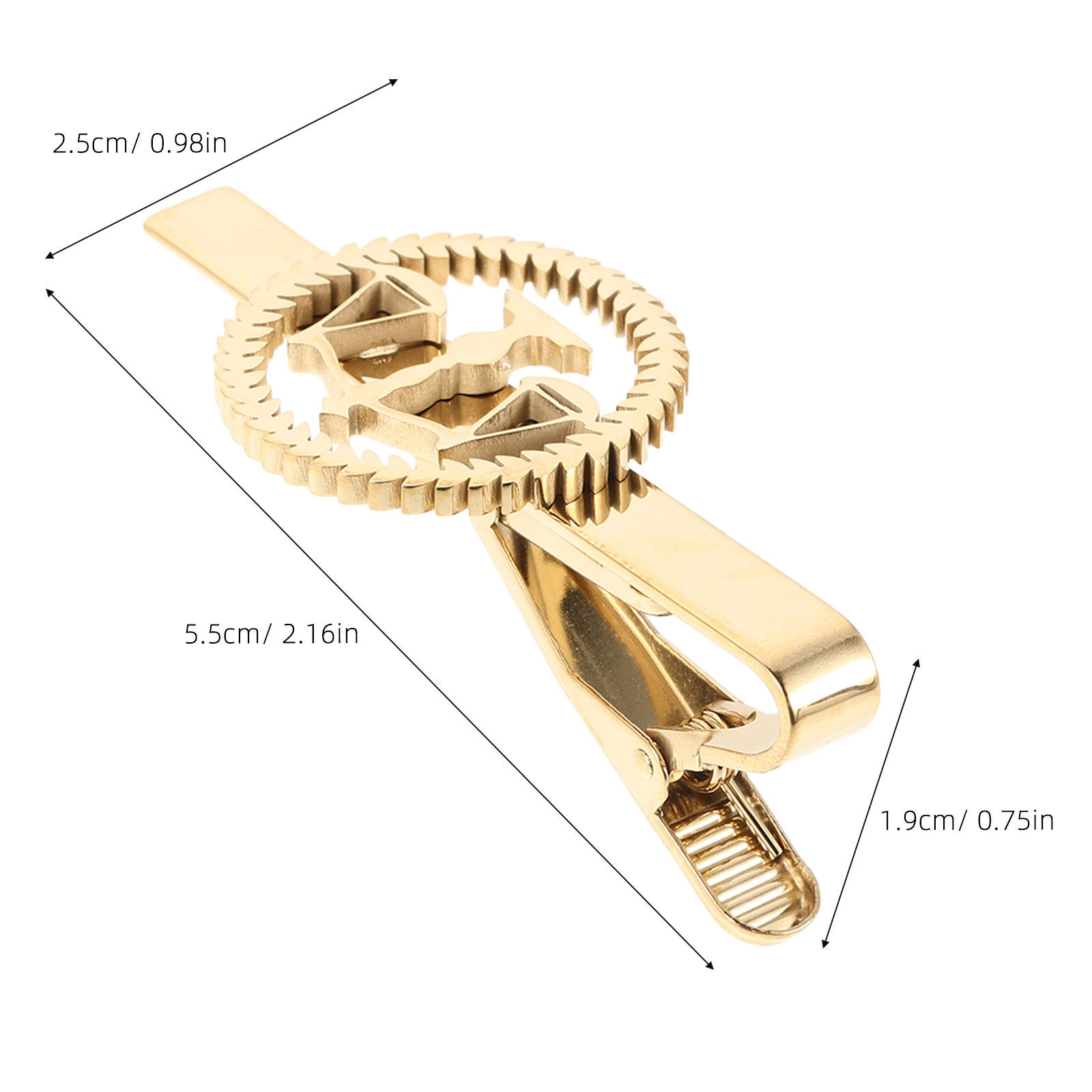 2Pcs Golden Libra Scale Tie Cl - Scale - Men Formals & Ethnic Wear recension och pris
