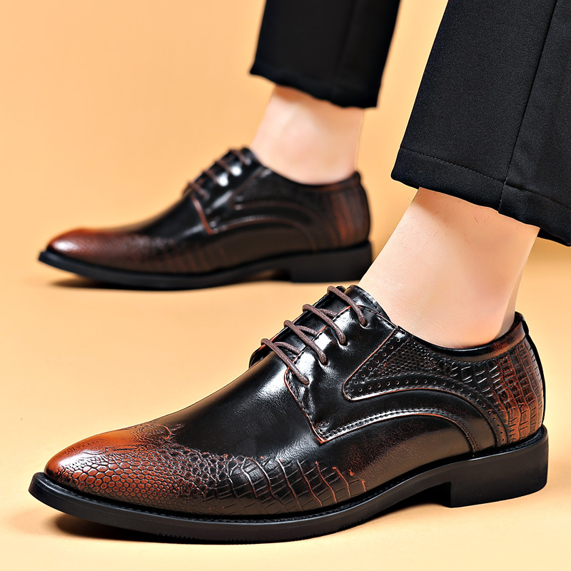 Men Dress Shoes Scale Pattern  - Scale - Men Formals & Ethnic Wear recension och pris
