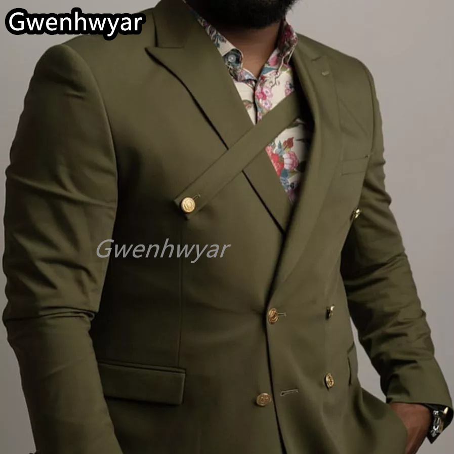 Gwenhwyar Grey Double Breasted - Men Formal Wear Clothes recension och pris