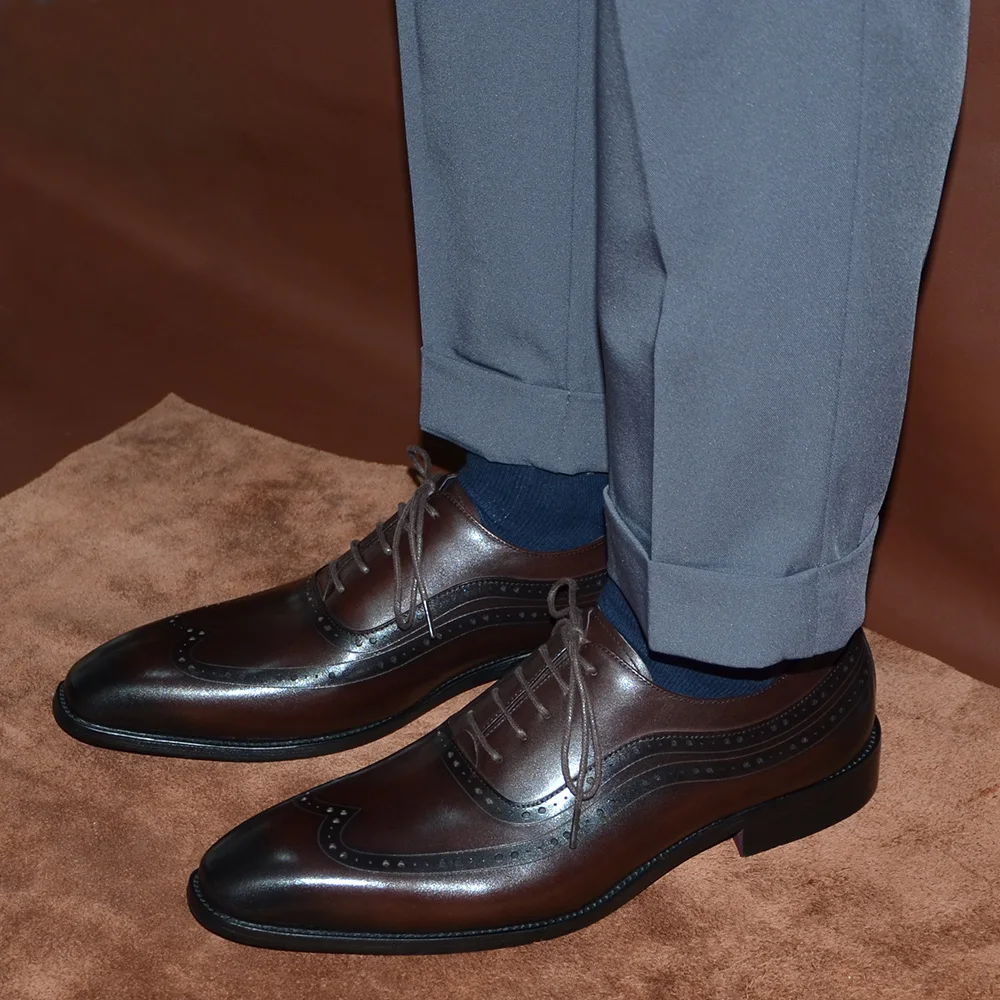 Luxury Mens Wingtip Oxford Dre - Men'S Luxury Formal Wear recension och pris