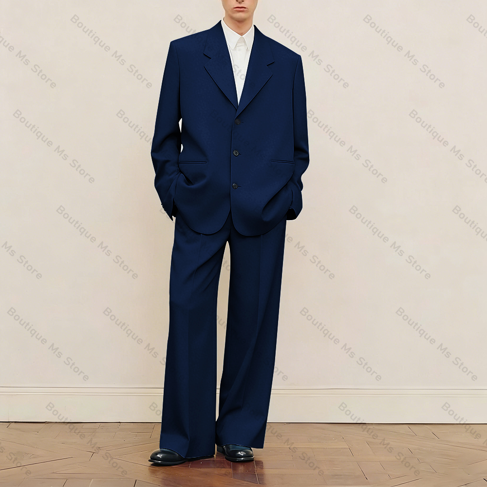 Men's Black Oversized Suit Set - Men Formal Wear For Wedding recension och pris