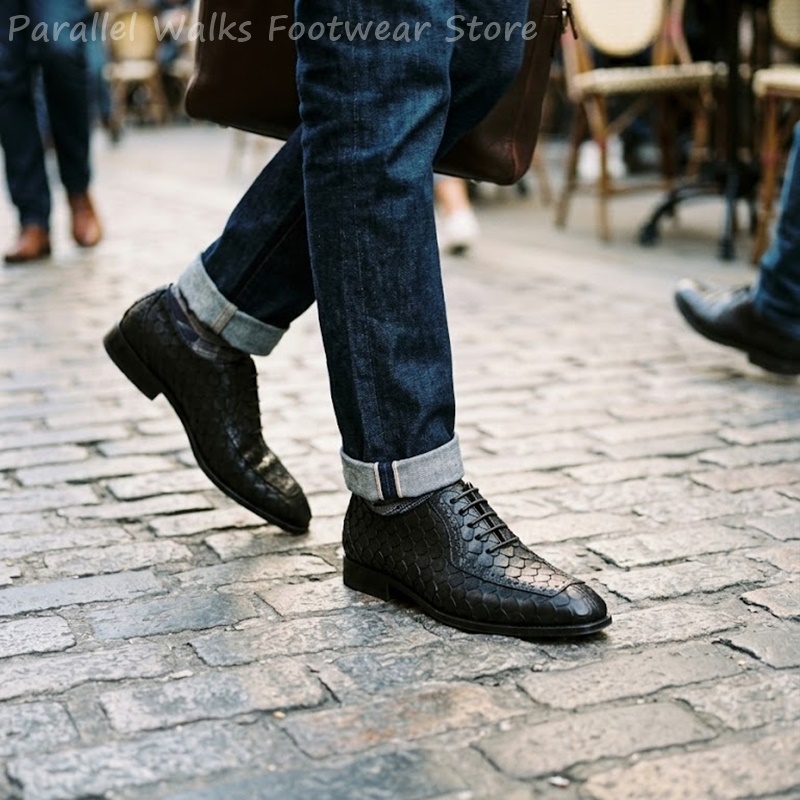 Sartorial Men Oxfords Fish Sca - Scale - Men Formals & Ethnic Wear recension och pris