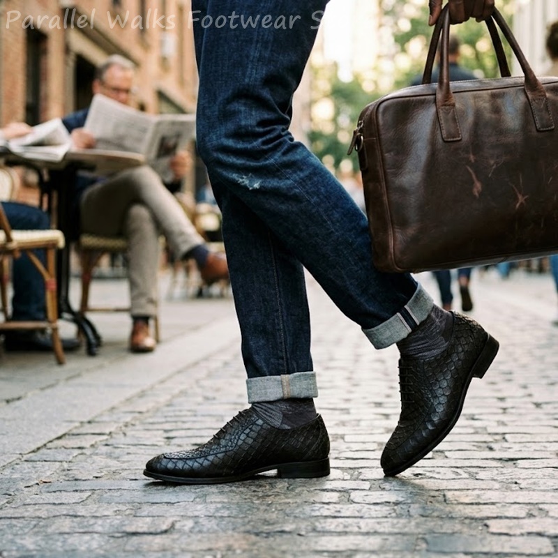 Sartorial Men Oxfords Fish Sca - Scale - Men Formals & Ethnic Wear recension och pris