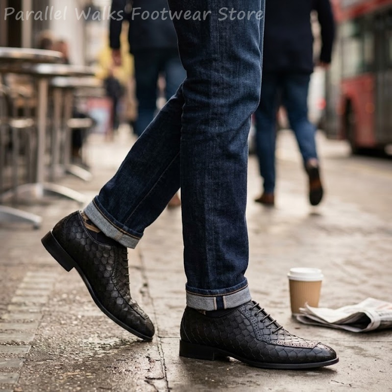 Sartorial Men Oxfords Fish Sca - Scale - Men Formals & Ethnic Wear recension och pris