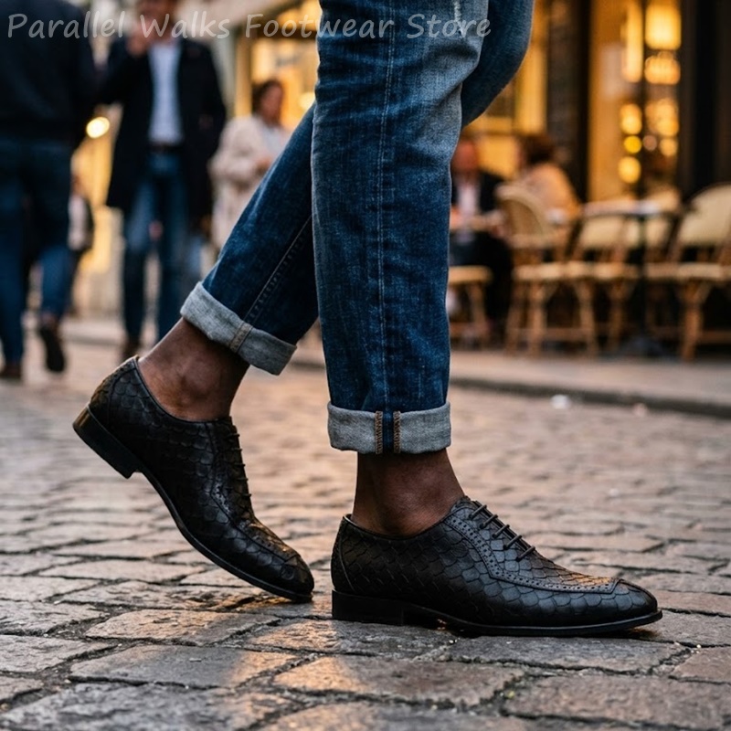 Sartorial Men Oxfords Fish Sca - Scale - Men Formals & Ethnic Wear recension och pris