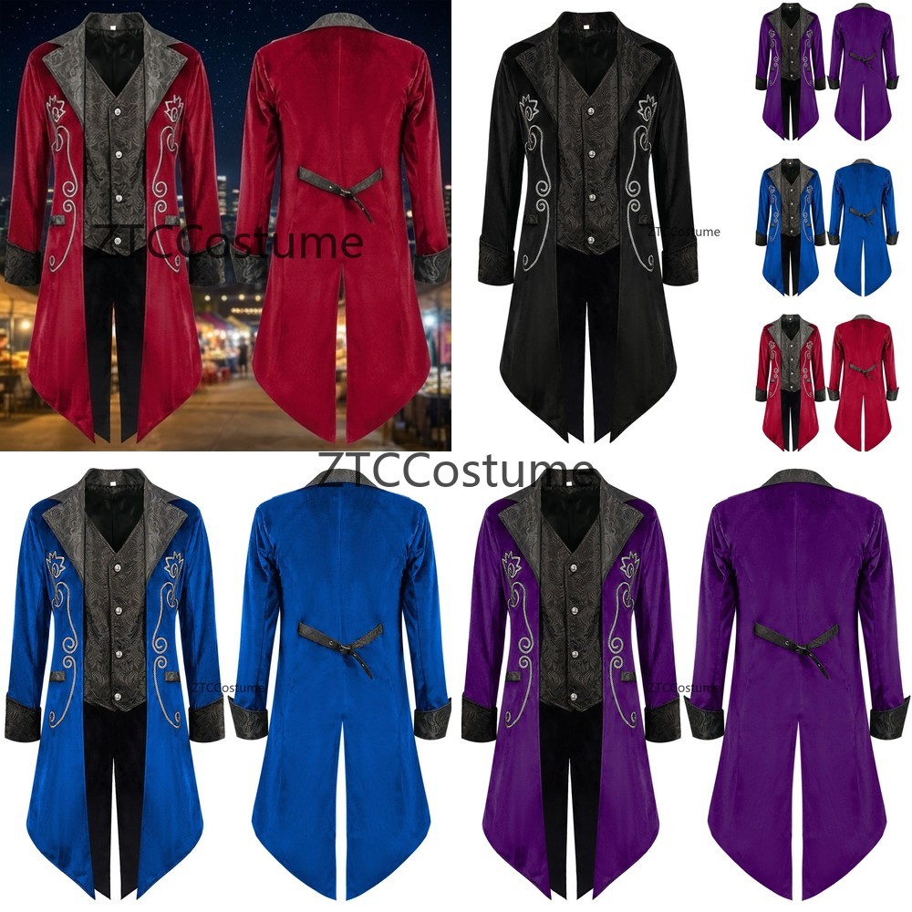 Steampunk Victorian Tailcoat M - Historical Men'S Formal Wear recension och pris