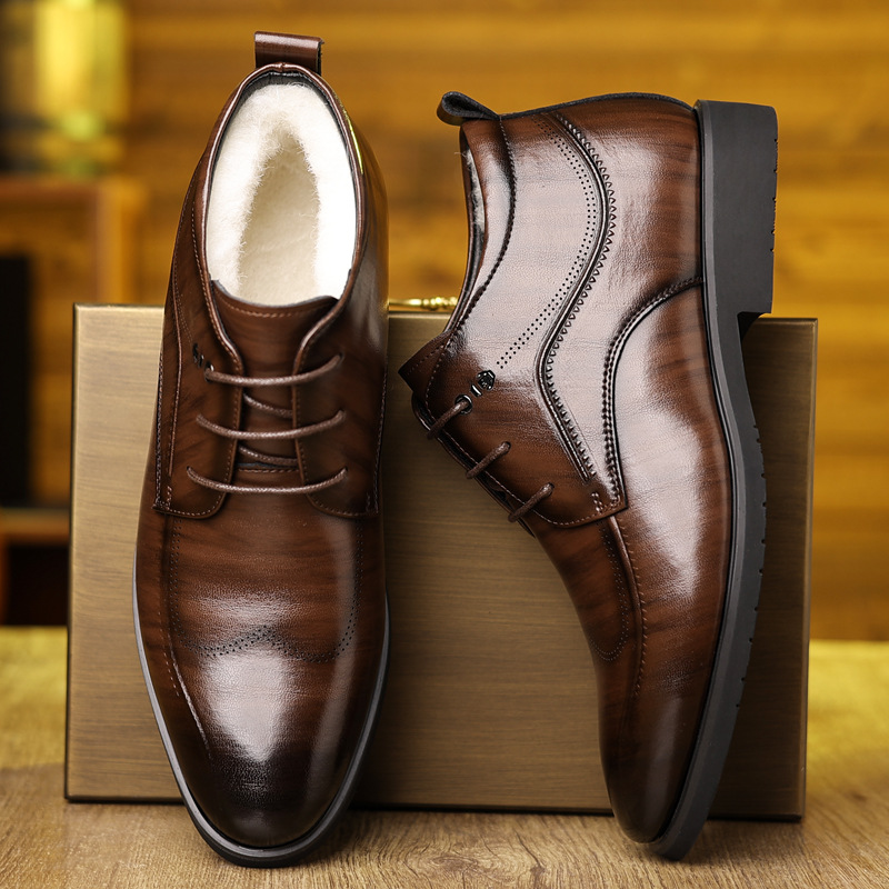 Men's Winter Leather Shoes Vel - Men'S Formal Wear In Winter recension och pris