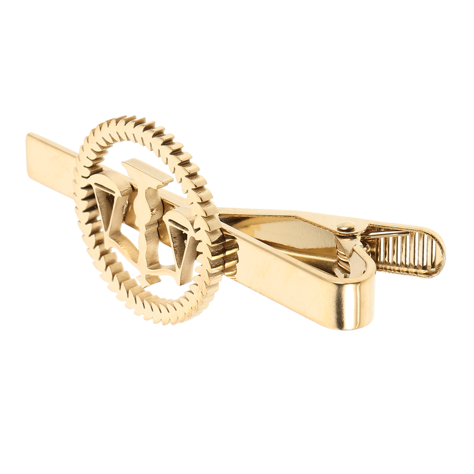 Libra Tie Clip Gold Plated Sta - Scale - Men Formals & Ethnic Wear recension och pris